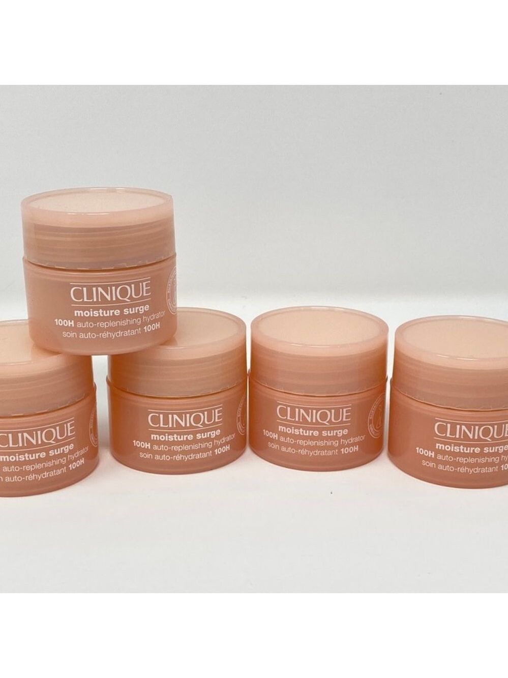 6 Clinique Moisture Surge 100h Auto Replenish Moisturizer .5/15ml tub New No box - Picture 3 of 4